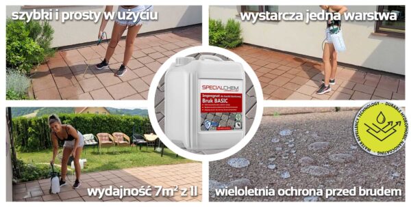 SPECIALCHEM Bruk Basic impregnat hydrofobowy do kostki brukowej