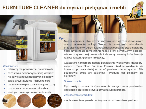 SmartBlond furniture cleaner płyn do mycia i pielęgnacji mebli