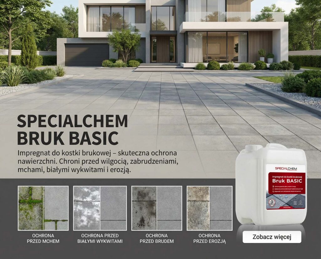 SPECIALCHEM Bruk Basic impregnat hydrofobowy do kostki brukowe