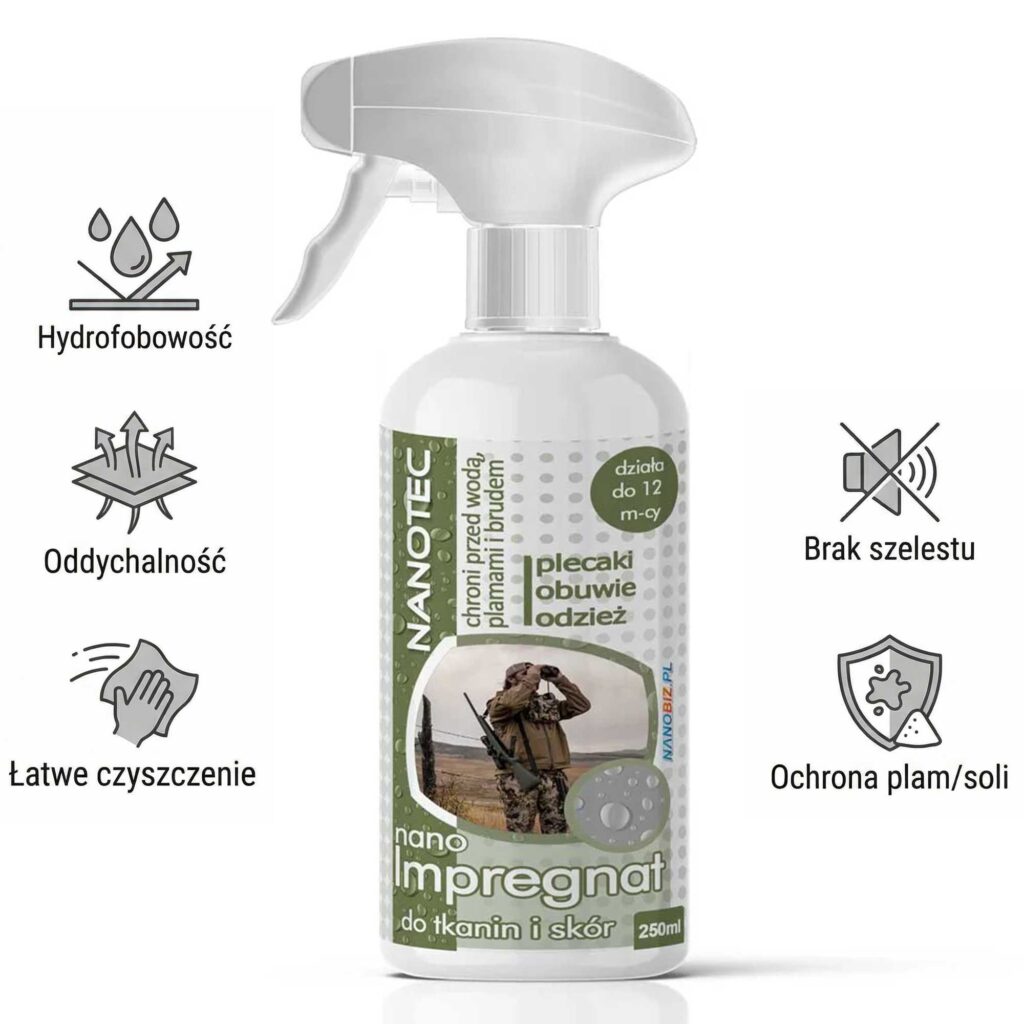 NanoTec Impregnat do odzieży i obuwia myśliwskiego
