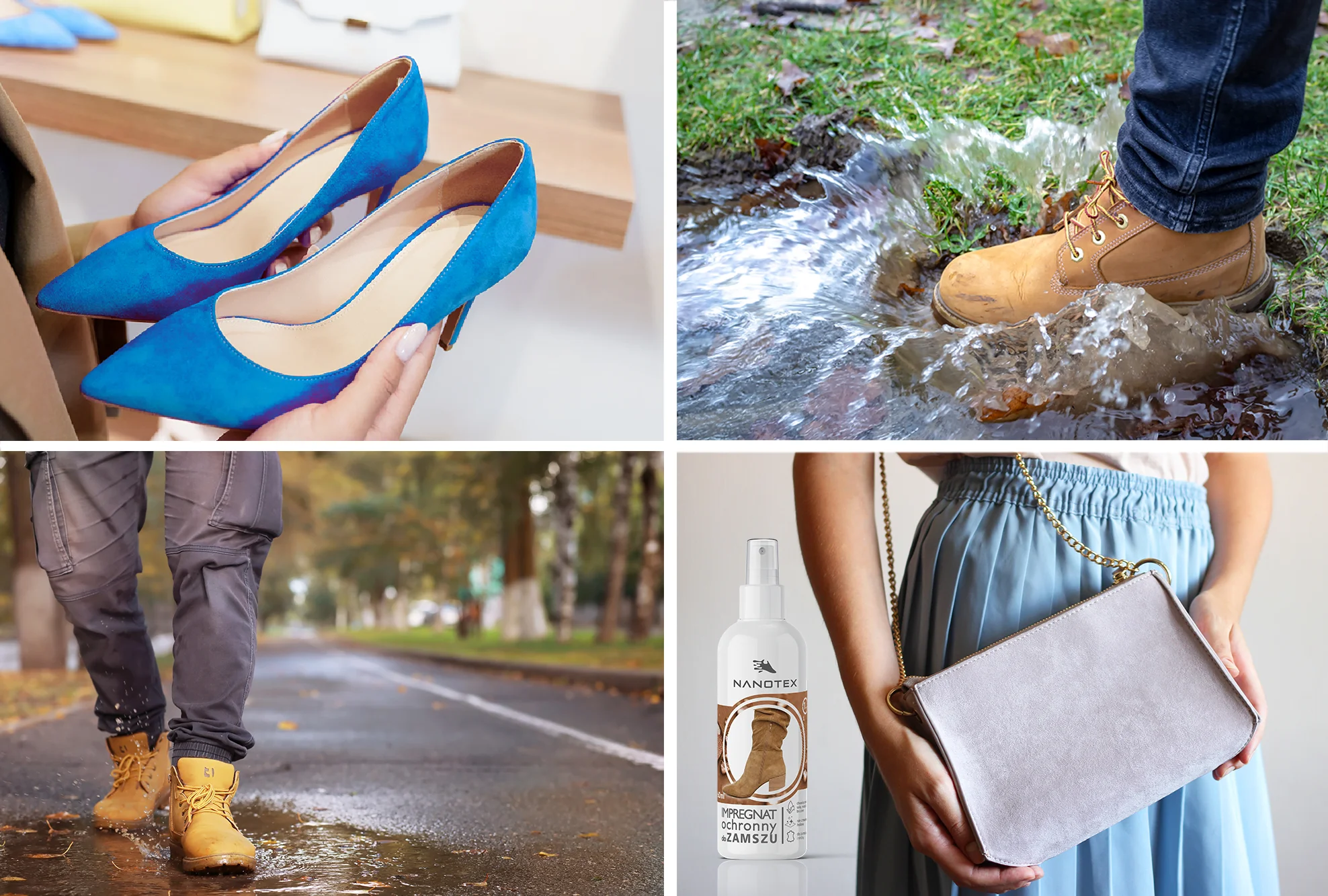 Nanotex impregnat ochronny do zamszu