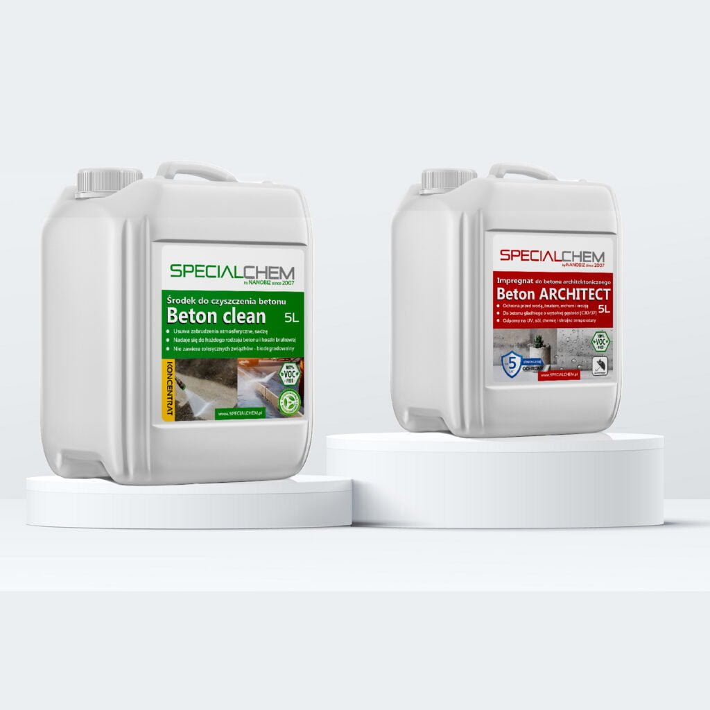 Zestaw do Betonu Architektonicznego SPECIALCHEM czyszczenie + impregnacja