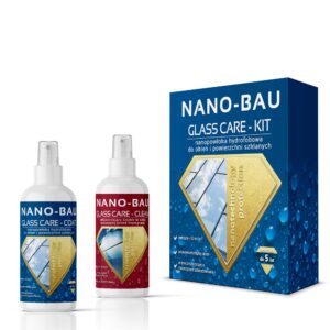 Powłoka hydrofobowa do szkła NANO-BAU GLASS CARE KIT zastosowanie i ochrona powierzchni