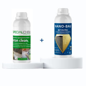 NANO-BAU BETON PRO + SPECIALCHEM BETON CLEAN zestaw do czyszczenia i impregnacji betonu
