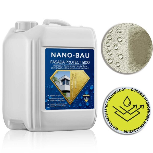 NANO-BAU FASADA PROTECT H100 impregnat do tynków