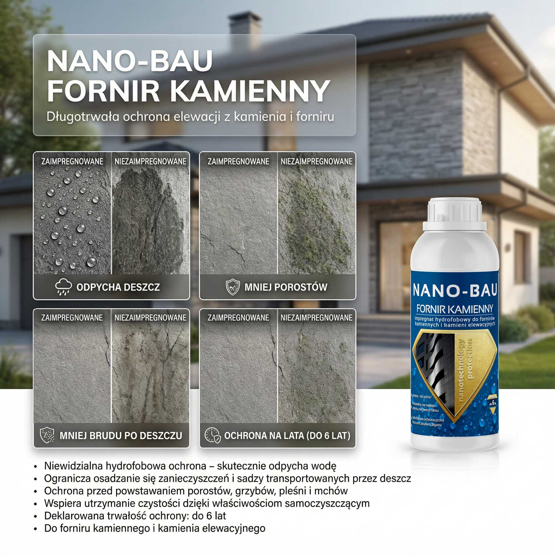 NANO-BAU FORNIR KAMIENNY impregnat