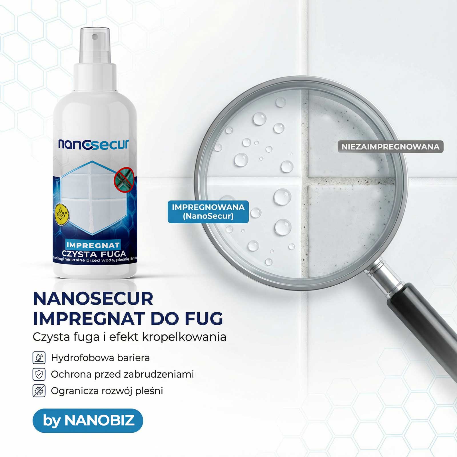 NANOSECUR impregnat do fug mineralnych i cementowych