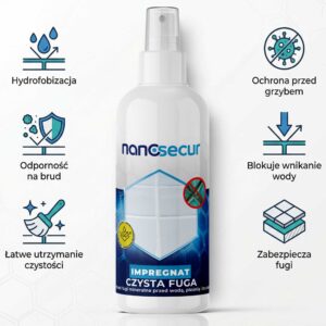 NANOSECUR impregnat do fug mineralnych i cementowych