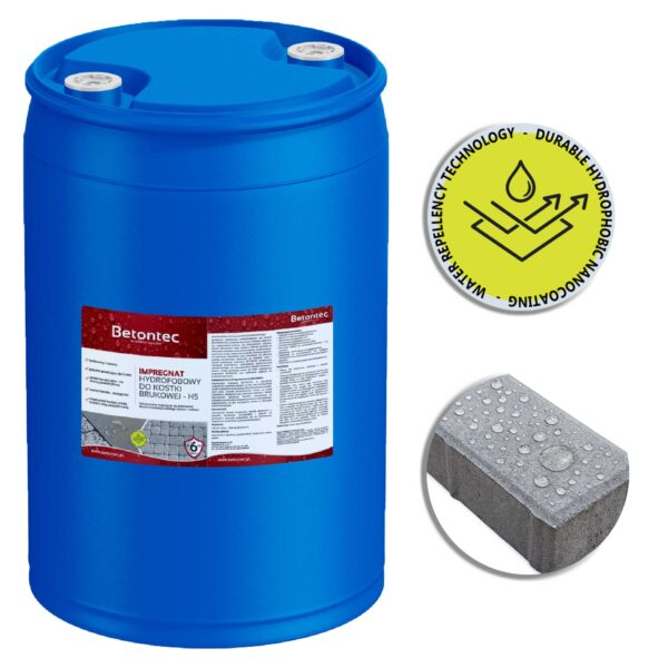 BETONTEC IMPREGNAT HYDROFOBOWY DO KOSTKI BRUKOWEJ H5