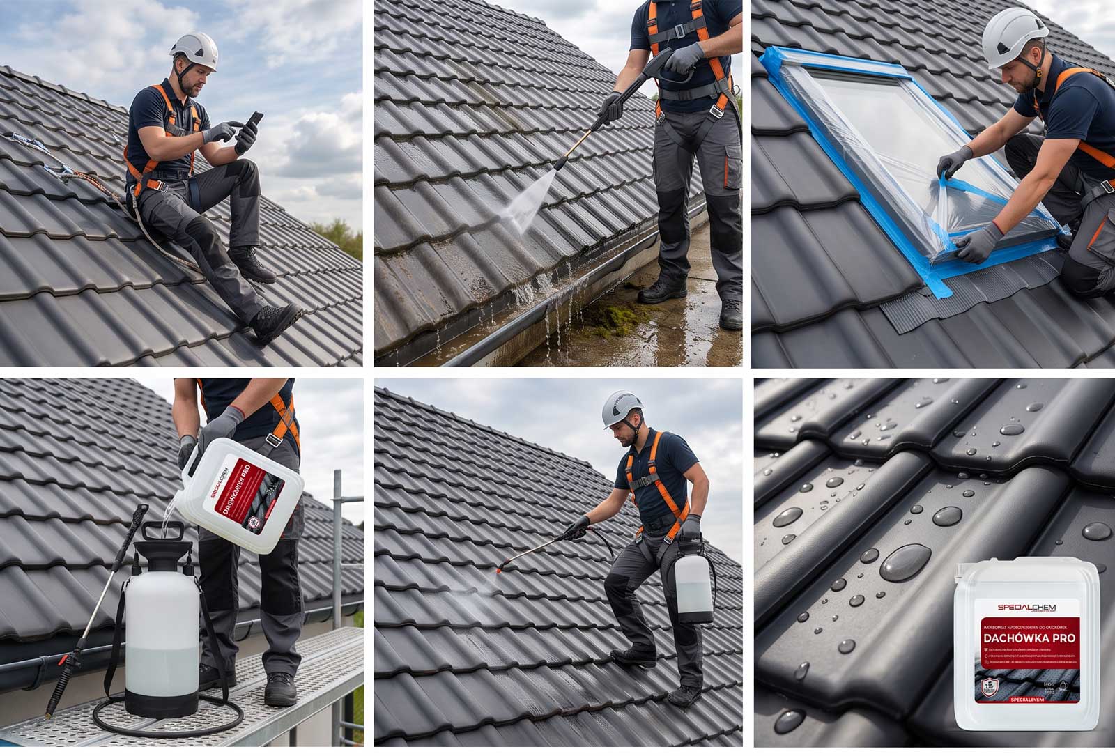 Jak nakładać impregnat do dachówki ceramicznej – przygotowanie dachu i aplikacja natryskowa